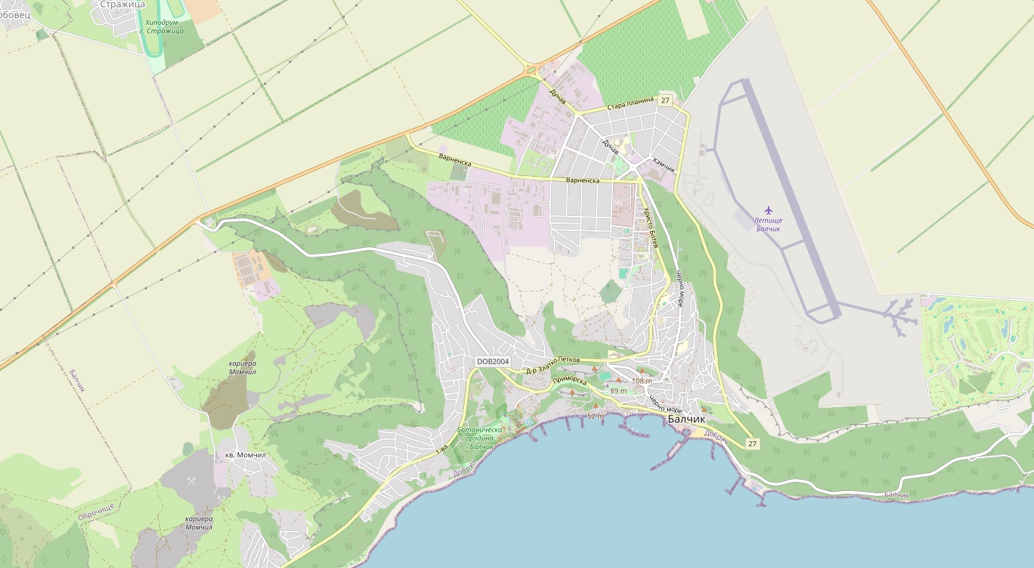 Карта на Балчик
